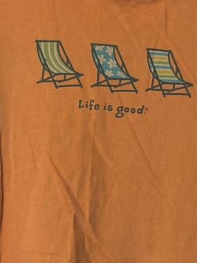 Life is Good shirt size XS